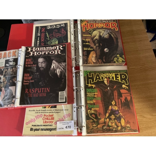 470 - Comics: Collection of House of Hammer/Horror magazines, 1976 onwards, including No. 1, 37 issues in ... 