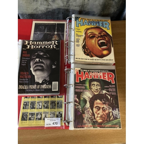 470 - Comics: Collection of House of Hammer/Horror magazines, 1976 onwards, including No. 1, 37 issues in ... 