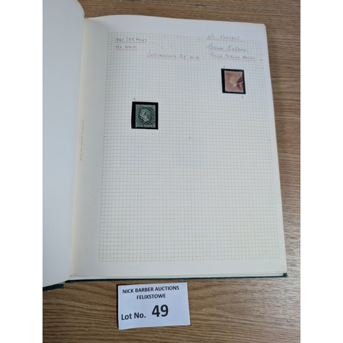 49 - Stamps: St Vincent album from QV to KGVI; much mint including sets to £1; plenty of early issues wit... 