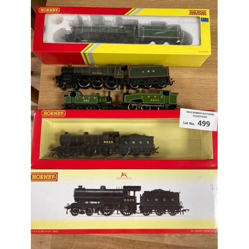 499 - Diecast; Trains: Nine engines, all boxed; including Hornby, Bachmann; plus 3x others, unboxed; mostl... 