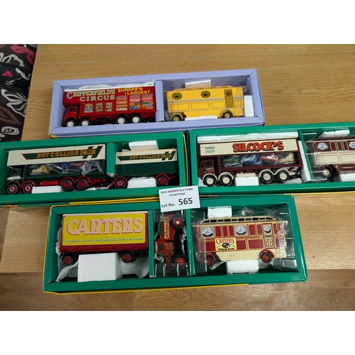 565 - Diecast: Corgi Classics collection including Chippersfield Circus and The Showman's range, all boxed... 