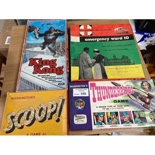 590 - Collectables; Vintage Games: Large assortment of vintage games, all boxed, including Mastermind, For... 