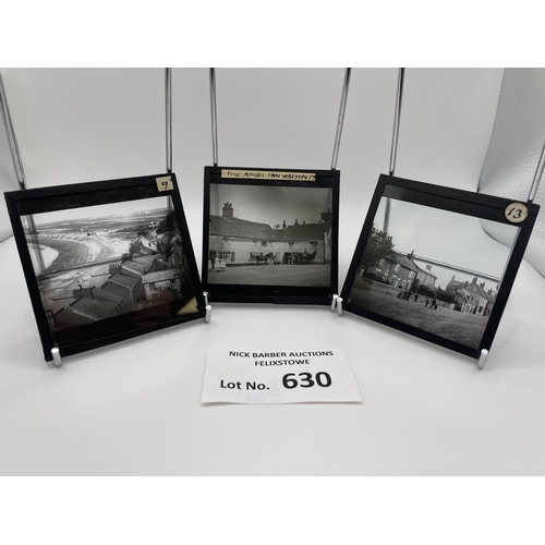 630 - Collectables; Ephemera: Felixstowe lantern slides dating from 1865; historic and rare piece with not... 