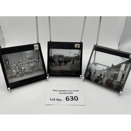 630 - Collectables; Ephemera: Felixstowe lantern slides dating from 1865; historic and rare piece with not... 