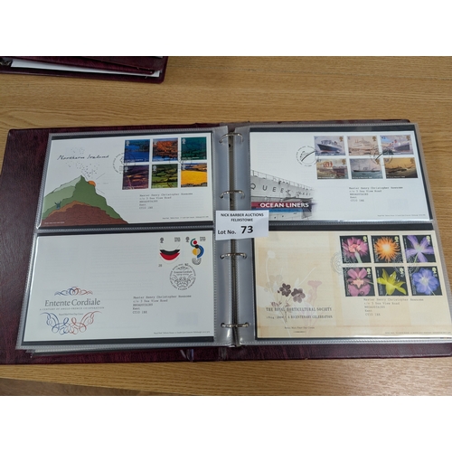 73 - Stamps: Assortment of First Day Covers, including 3x albums and some loose.