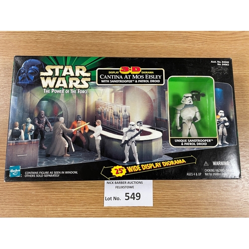 549 - Diecast; Vintage Toys: Trio of vintage Star Wars boxed sets, including: Kenner Jabba the Hutt and Ha... 