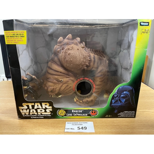 549 - Diecast; Vintage Toys: Trio of vintage Star Wars boxed sets, including: Kenner Jabba the Hutt and Ha... 