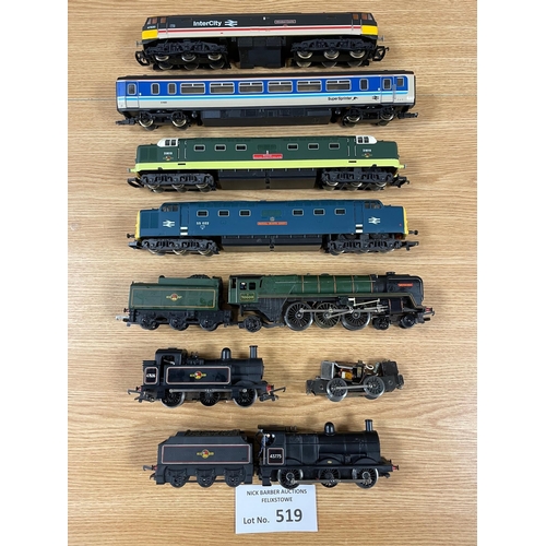 519 - Diecast; Trains: Assortment of loose trains/locos/accessories, including: Lima D9019, Lima 47620, Li... 