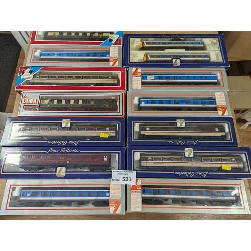 531 - Diecast; Trains: Assortment of boxed trans/locos, including Lima 149896, 305377, 305363A7, L305420, ... 