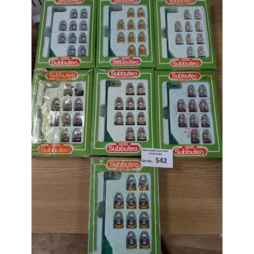 542 - Diecast; Vintage Toys: Collection of Subbuteo including 12x complete teams, 1x incomplete team, 2 pi... 