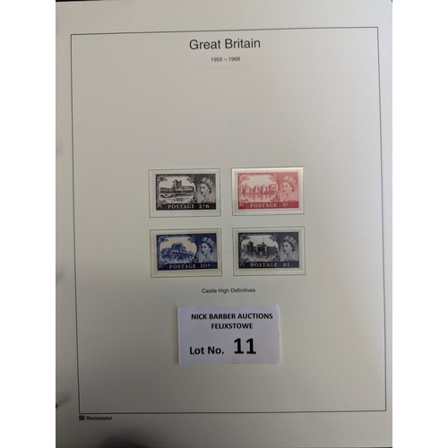 11 - Stamps: Collection of mostly GB material, including 2008 yearbook.