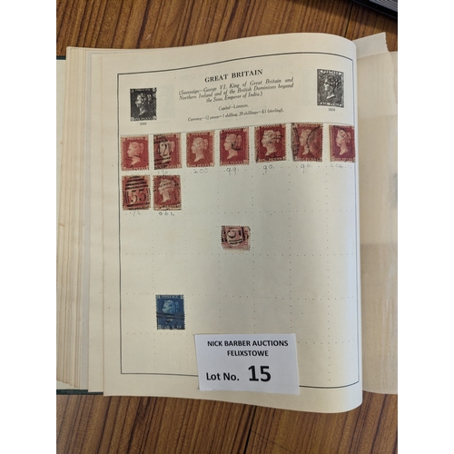 15 - Stamps: World collection within 8 albums.