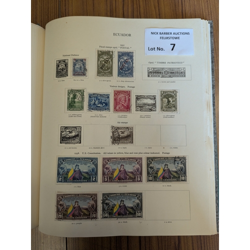 7 - Stamps: Pair of New Age stamp albums, one world and one British Commonwealth; (2).