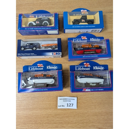 127 - Diecast: Collection of Lifeboats models, including Corgi, all boxed; (18).