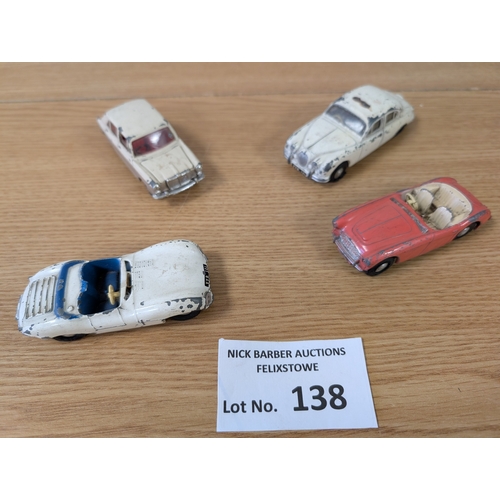 138 - Diecast: Collection of vintage playworn diecast, including Spot-On, Lesney, Matchbox, Lone Star, etc... 