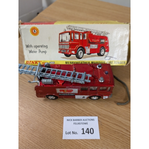 140 - Diecast: Collection of boxed and unboxed Corgi, Dinky and Matchbox vintage diecast; boxes damaged; m... 