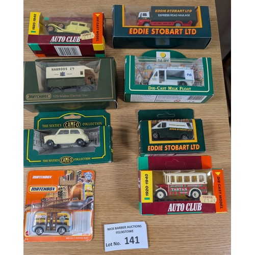 141 - Diecast: Collection of mixed boxed modern diecast, including Matchbox, Micro Machines, Lledo, and ot... 