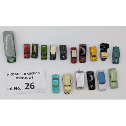 26 - Diecast: Assortment of Oxford Diecast and Graham Farish N Gauge cars/buses/other vehicles, some boxe... 