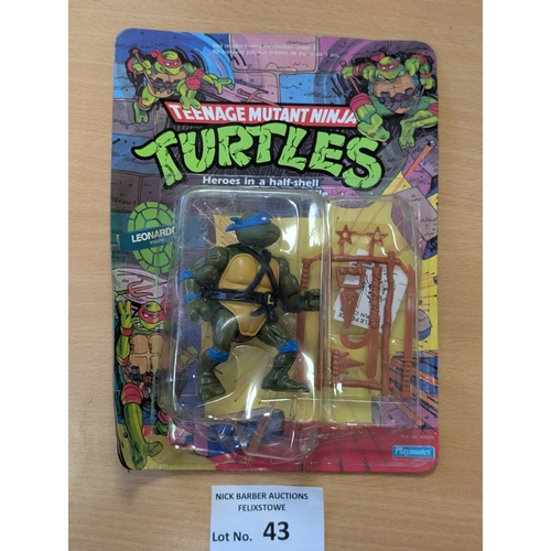 43 - Vintage Toys: Teenage Mutant Ninja Turtles TMNT original Playmates (Canadian editions) 1988/1989 box... 