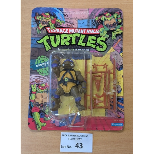 43 - Vintage Toys: Teenage Mutant Ninja Turtles TMNT original Playmates (Canadian editions) 1988/1989 box... 