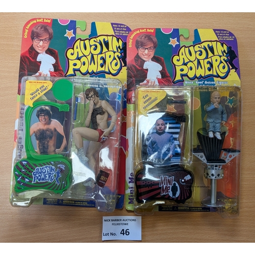 46 - Vintage Toys: McFarlane Toys/Spawn group of Austin Powers boxed figures, including Austin Powers, Dr... 