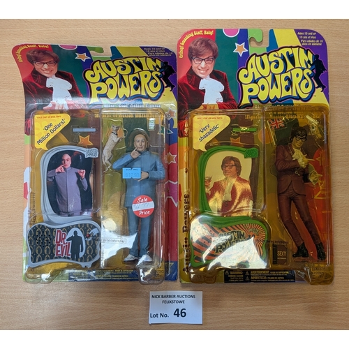 46 - Vintage Toys: McFarlane Toys/Spawn group of Austin Powers boxed figures, including Austin Powers, Dr... 