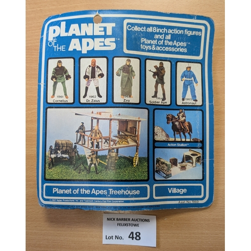 48 - Vintage Toys: Mego Planet of the Apes Cornelius 1967 8 inch action figure in original packaging; pla... 