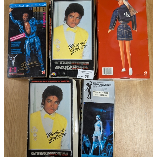 56 - Vintage Toys: Group of vintage boxed dolls, including 2x Grand Toys Michael Jackson dolls (Canadian ... 