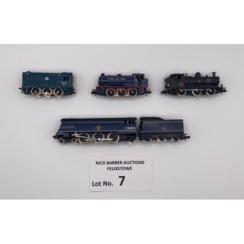 7 - Trains: Graham Farish by Bachmann assortment of N Gauge, including: No. 1007 08 Class Diesel BR; No.... 