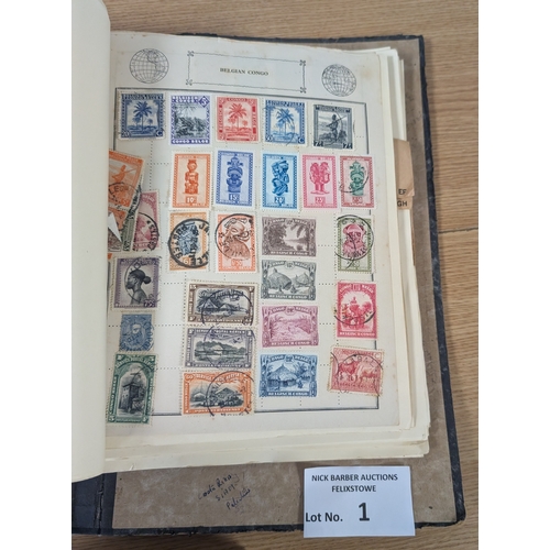 1 - Stamps: 5 albums of GB/World stamps; 1000s stamps within.