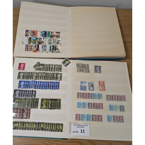 11 - Stamps: Albums, loose and bags of kiloware within large box; many 1000s of world stamps.