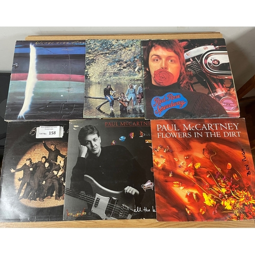 158 - Records: The Beatles and related albums, Wings, McCartney, etc.; (11).