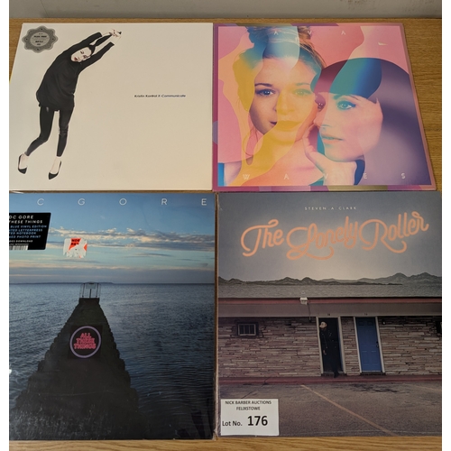 176 - Records: Selection of 180 gram sealed albums, including Waves, Rae Morris, Midlake, John Oates, etc.... 