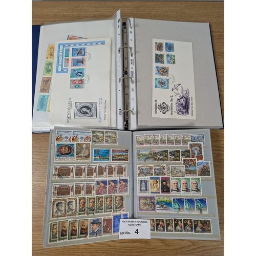 4 - Stamps: Box of albums; Commonwealth and World; many 1000s of stamps.