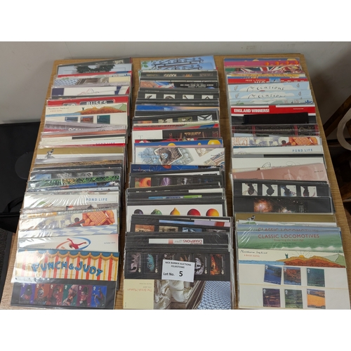 5 - Stamps: GB box of presentation packs and year packs, 1990s to early 2000s; FV of £970+.