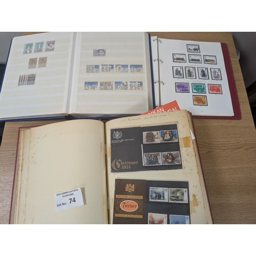 74 - Stamps: Box of mostly GB albums including Schaubek, Windsor, etc.