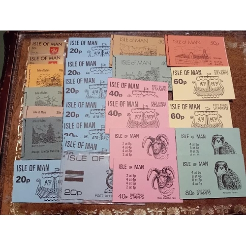 84 - Stamps: Channel Islands and Isle of Man booklets, including 23 pre-decimal Jersey and Guernsey.