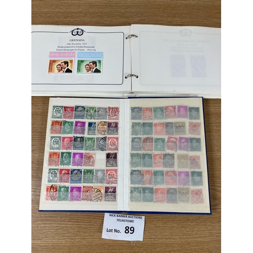 89 - Stamps: World stamp collection in albums and stockbooks, with wide variety of old/modern, 17 volumes... 