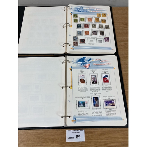 89 - Stamps: World stamp collection in albums and stockbooks, with wide variety of old/modern, 17 volumes... 