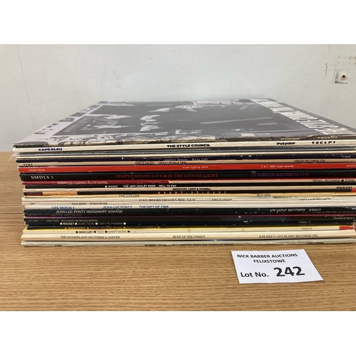 242 - Records; Rock: Collection of albums including Style Council, Simple Minds, Tears for Fears, etc.; (2... 