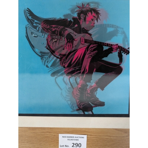 290 - Records: Pair of vinyl box sets, including Gorillaz The Now Now 0190295643416, opened, some scuffs t... 