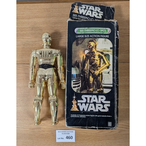 460 - Diecast; Vintage Toys: Denys Fisher See-Threepio/C-3PO Large Size Action Figure within original box;... 