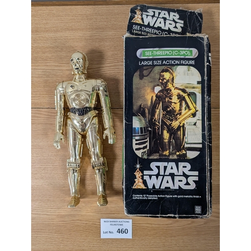 460 - Diecast; Vintage Toys: Denys Fisher See-Threepio/C-3PO Large Size Action Figure within original box;... 