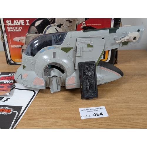 464 - Diecast; Vintage Toys: Palitoy Star Wars Slave I Boba Fett's Spaceship, boxed, with original paperwo... 