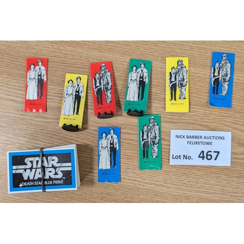 467 - Diecast; Vintage Games: Palitoy Star Wars Escape From Death Star game; some damage to box.