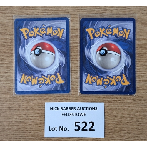 522 - Cards; Trading Cards: Pokemon Base Set First Edition collection plus Base Set holo Blastoise; includ... 