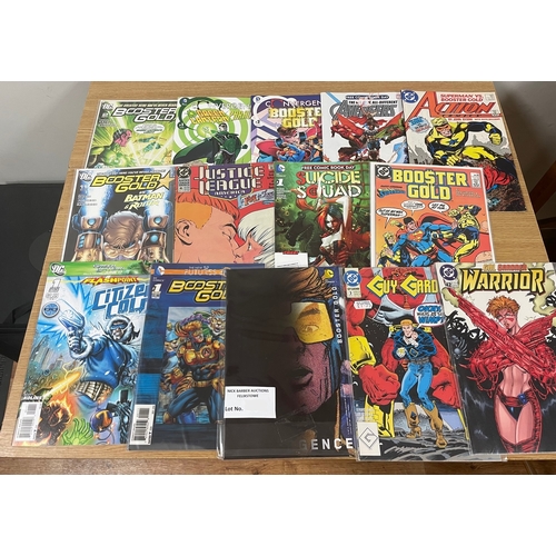 547 - Comics: Collection of DC/Marvel comics, including Green Lantern, X-Men, Avengers, Booster Gold, Blue... 