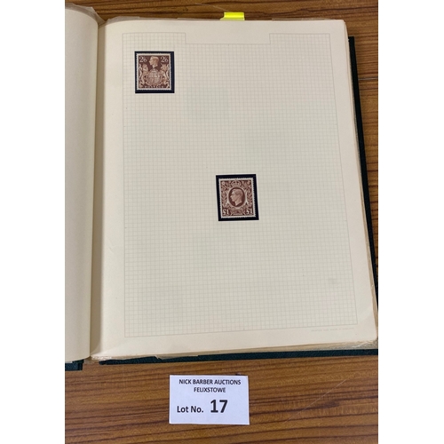 17 - Stamps : Case of mostly GB in albums (3), includes penny black x 2, QV high values, embossed KGVI HV... 