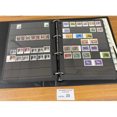 20 - Stamps : Large book of Canada, mostly mint, generally modern, 50+ hagners.