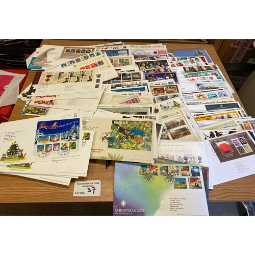 37 - Stamps : Stamps : GB FDC's tray of modern covers, 2000 - approx 2016/17, great conditions (200).